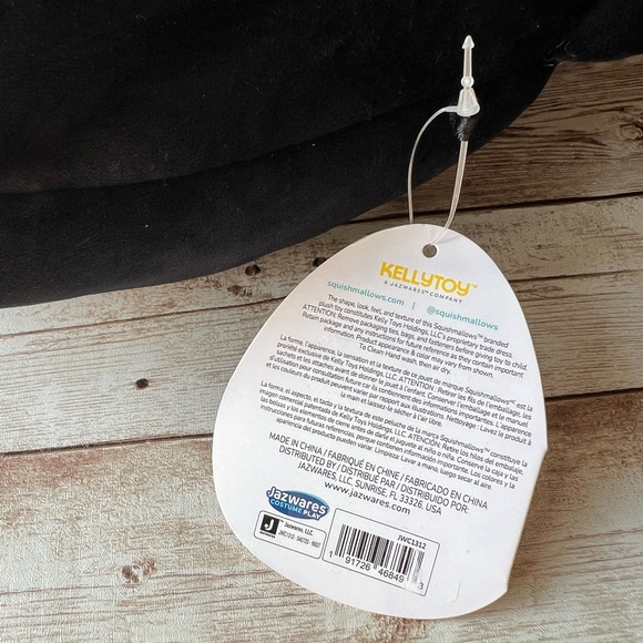 Squishmallows Stump the Cat Skeleton Halloween Treat Pail new with tags - Picture 11 of 11